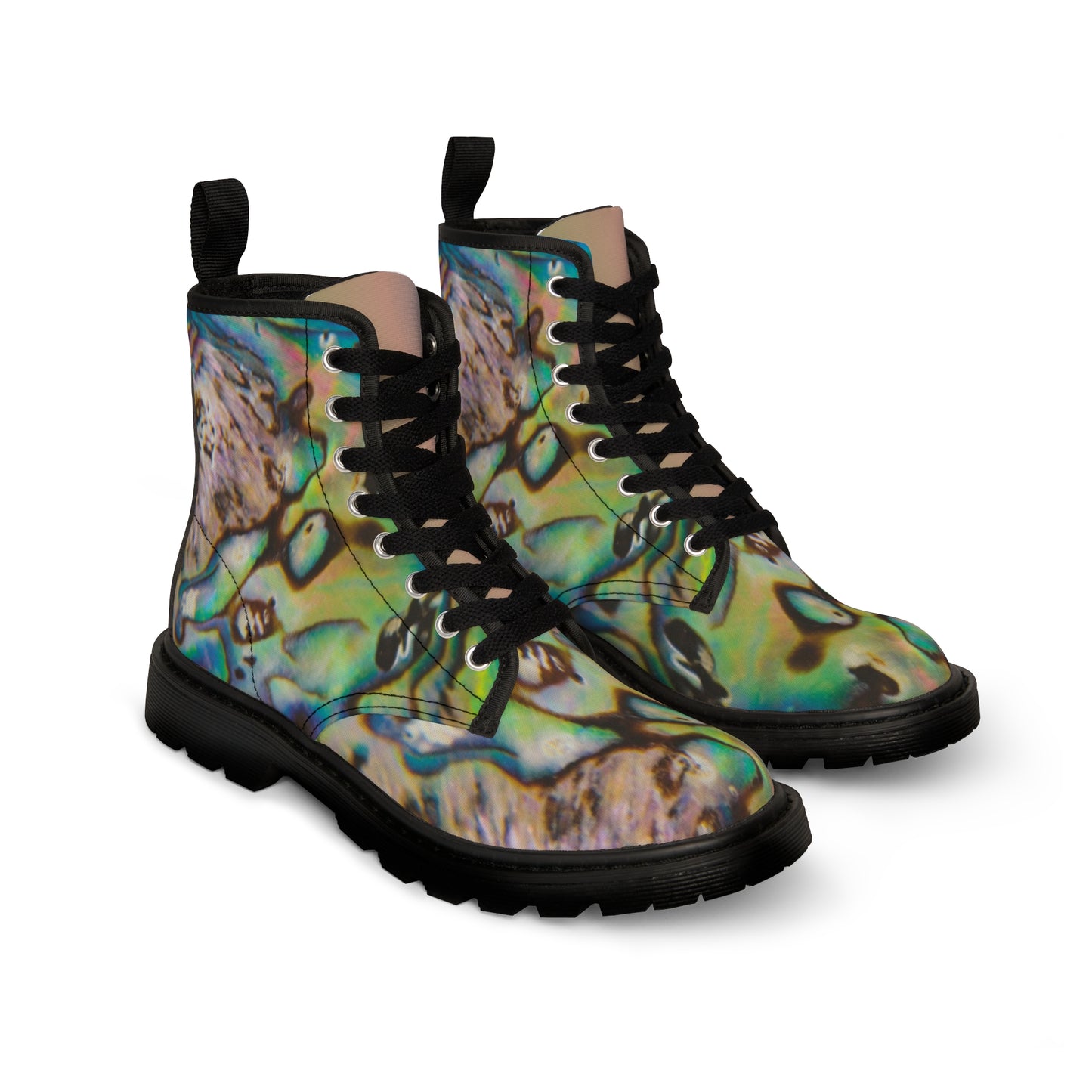 Paua Delight Women's Canvas Boots