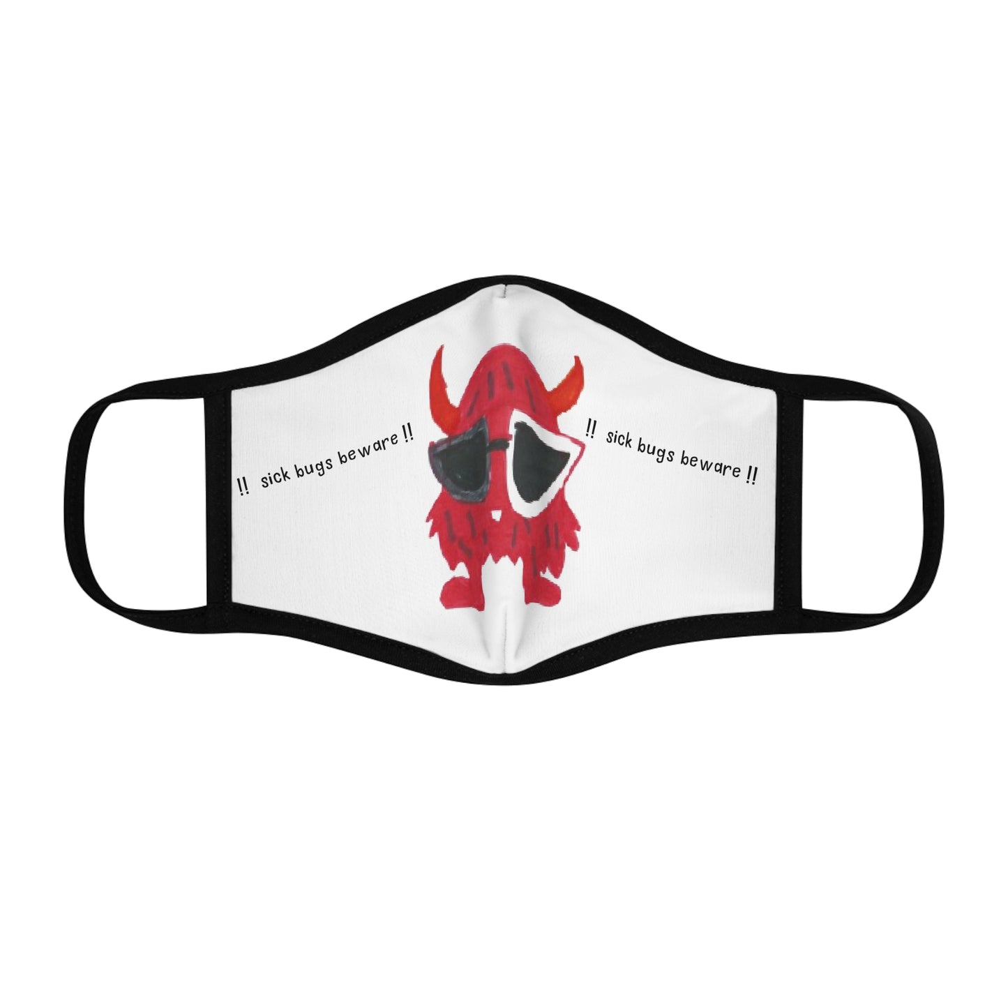 Sick Bugs Beware Face Mask (1)