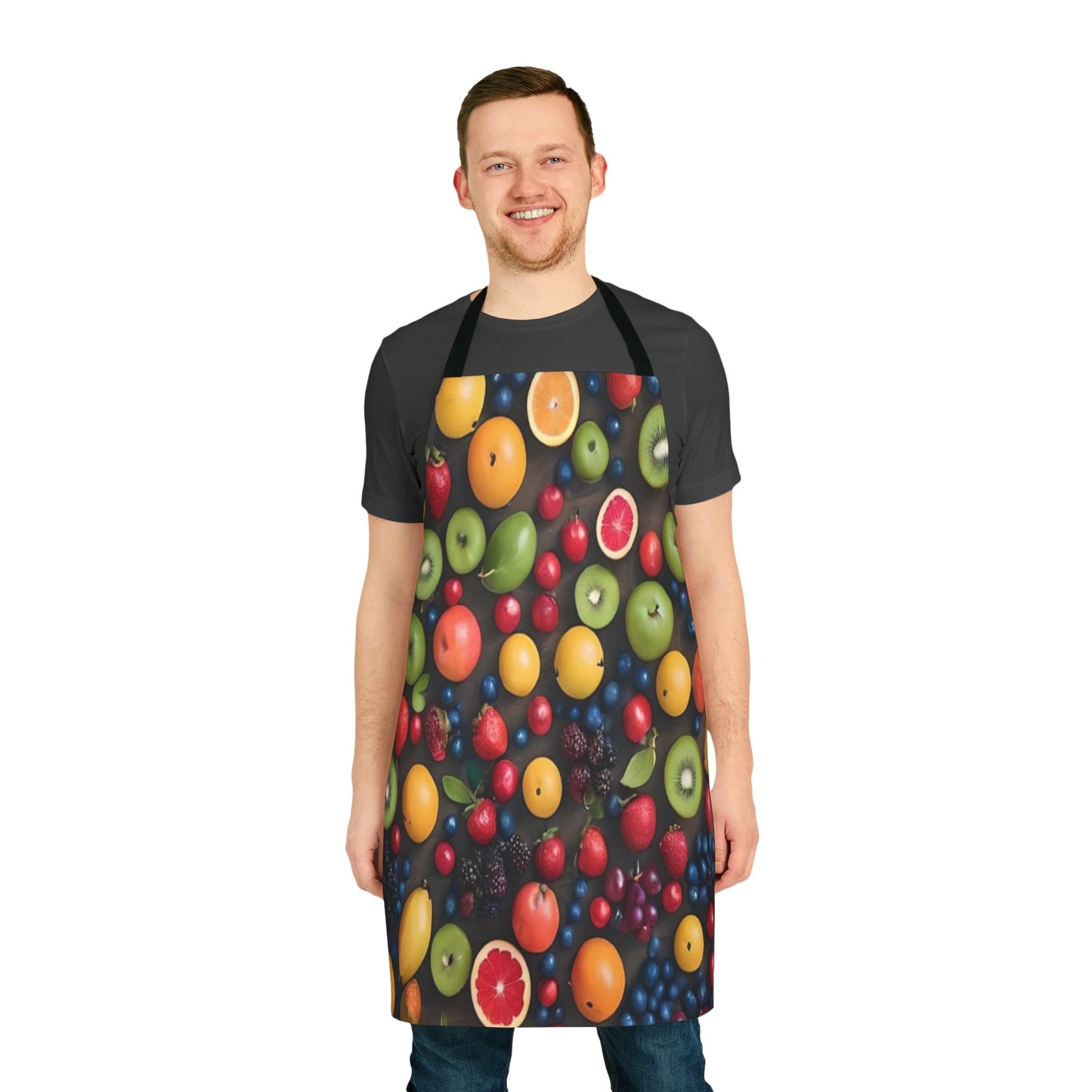 Fresh Vibrant Fruit Chef's Apron