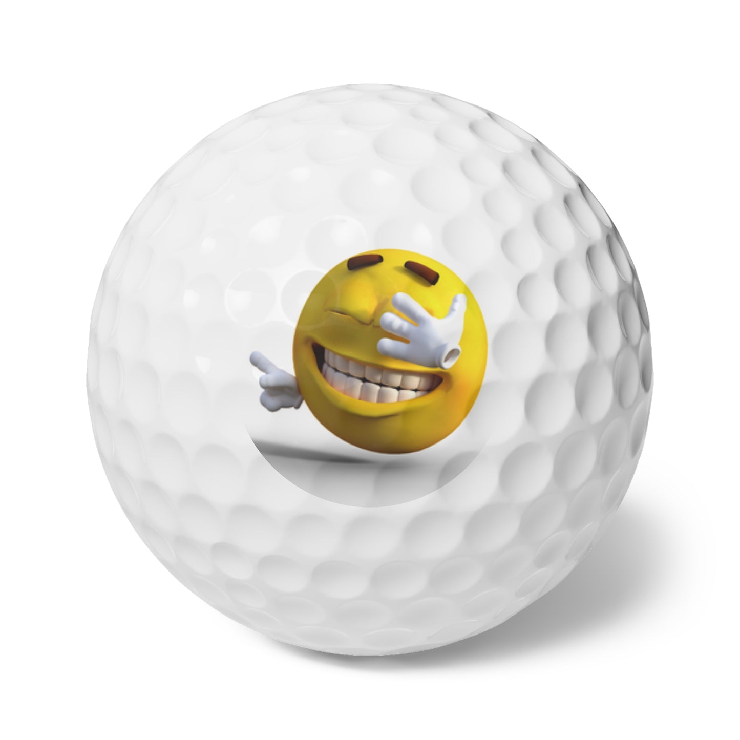 Emoticon Golf Balls (4), 6pcs
