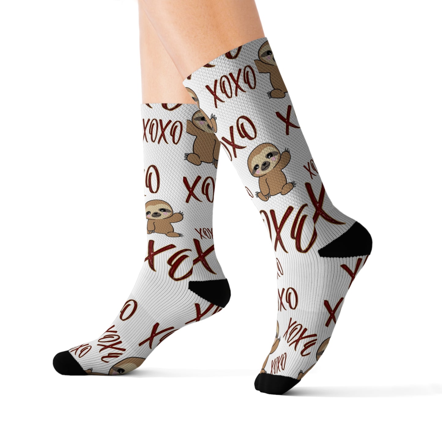 Slow Hugs & Kisses Day Socks