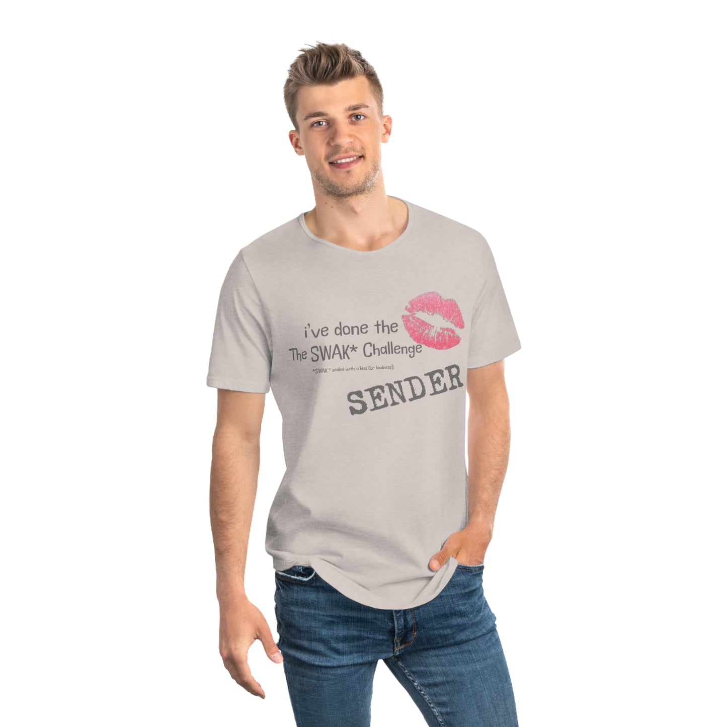 SWAK Challenge Curved Hem T-Shirt (Sender)