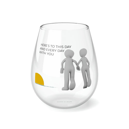 Celebrating Togetherness Stemless Wine Glass