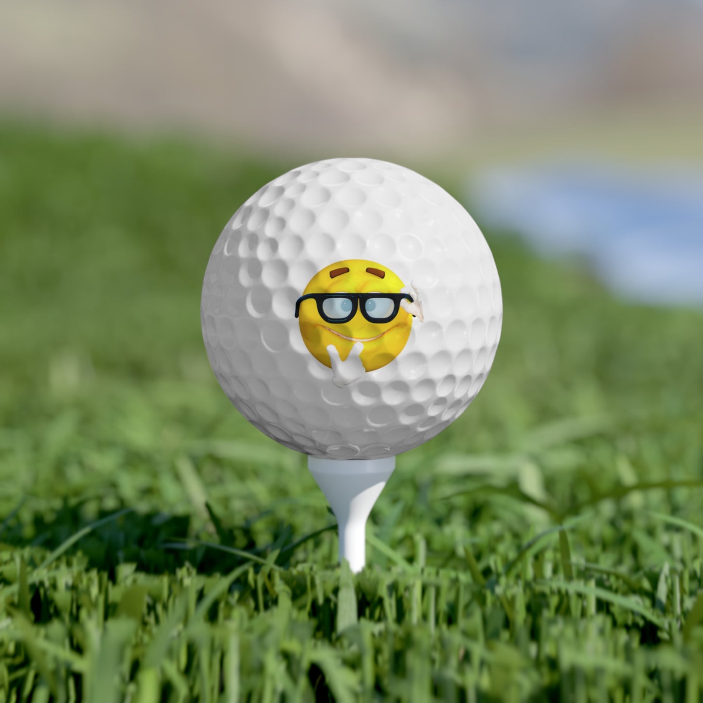 Emoticon Golf Balls (7), 6pcs