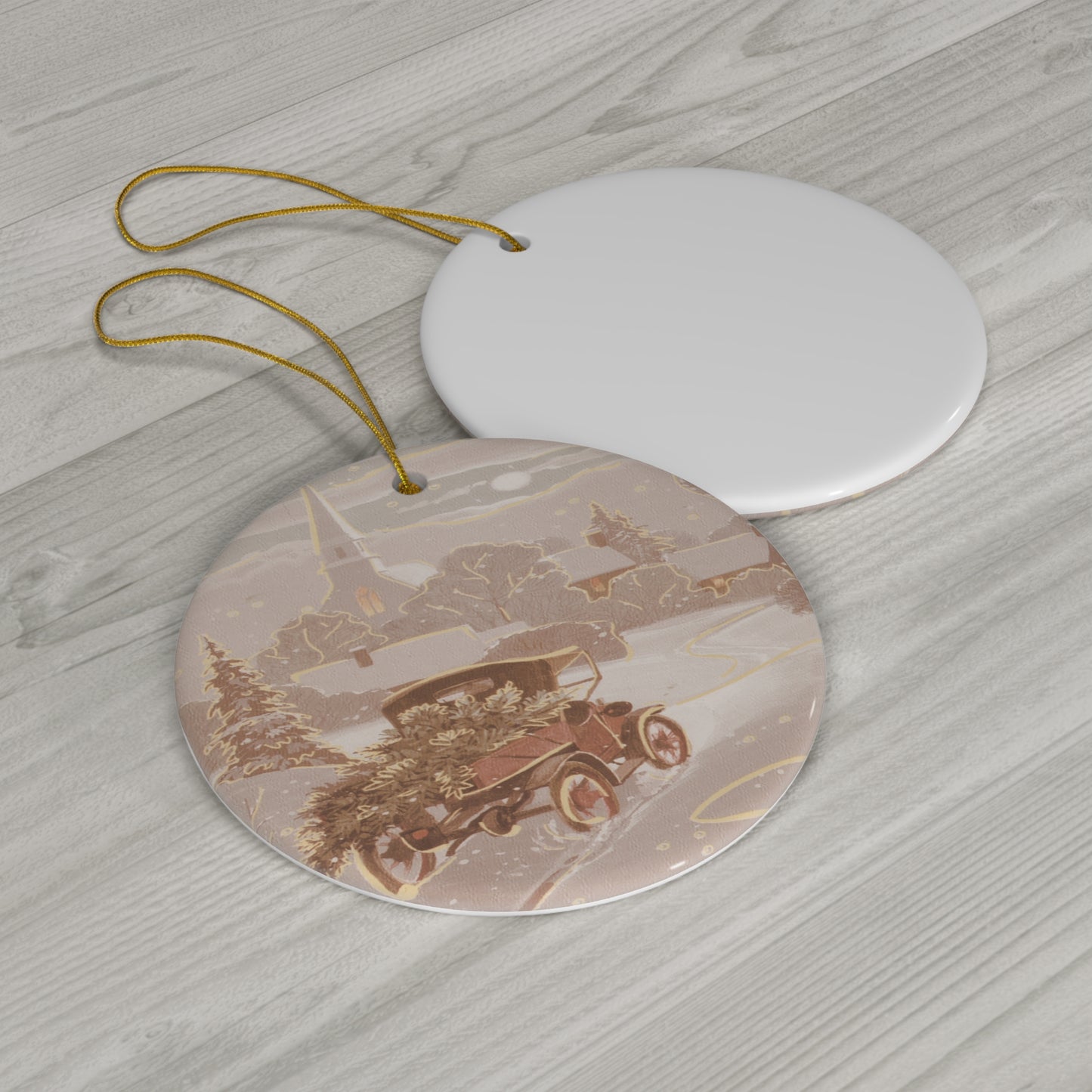 Going Home Ceramic Ornament (6)