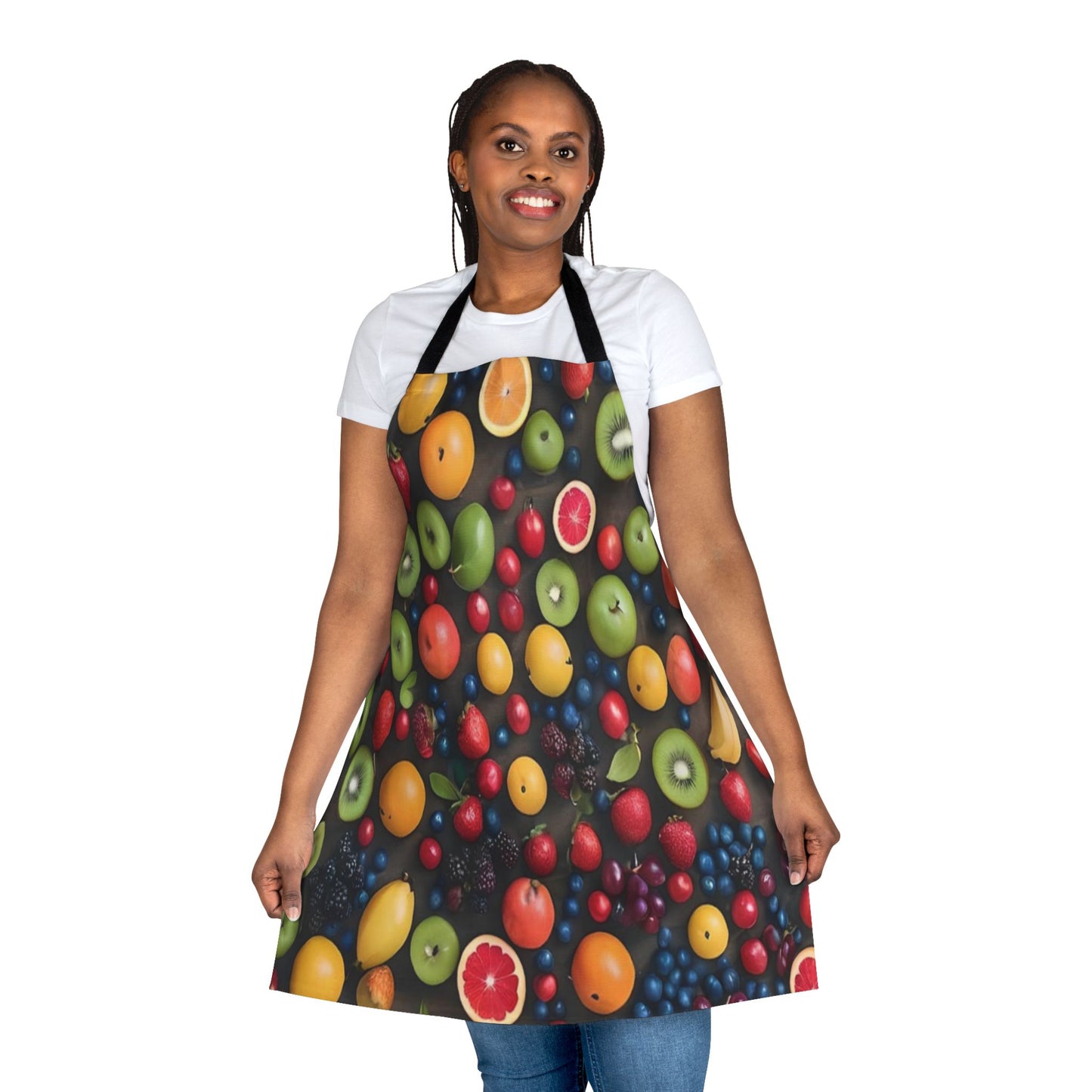 Fresh Vibrant Fruit Chef's Apron