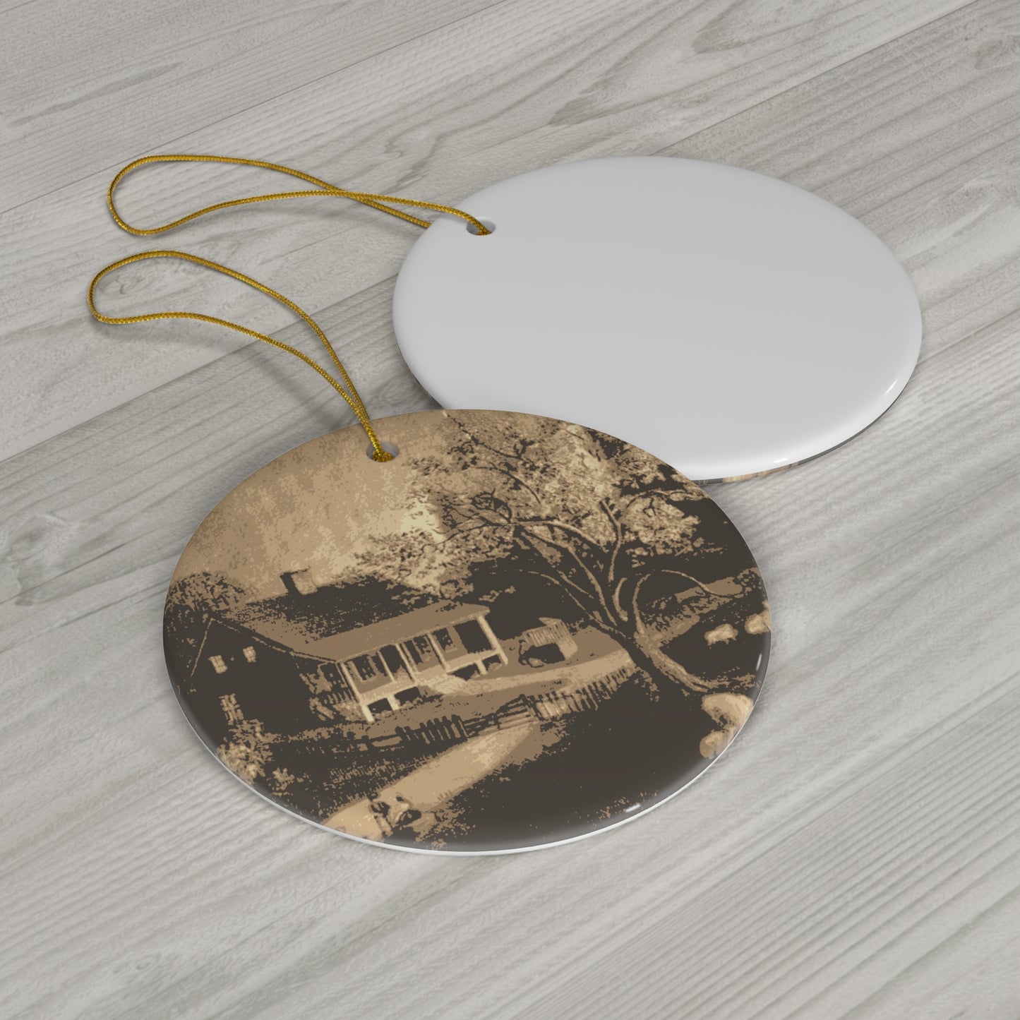 Going Home Ceramic Ornament (1)