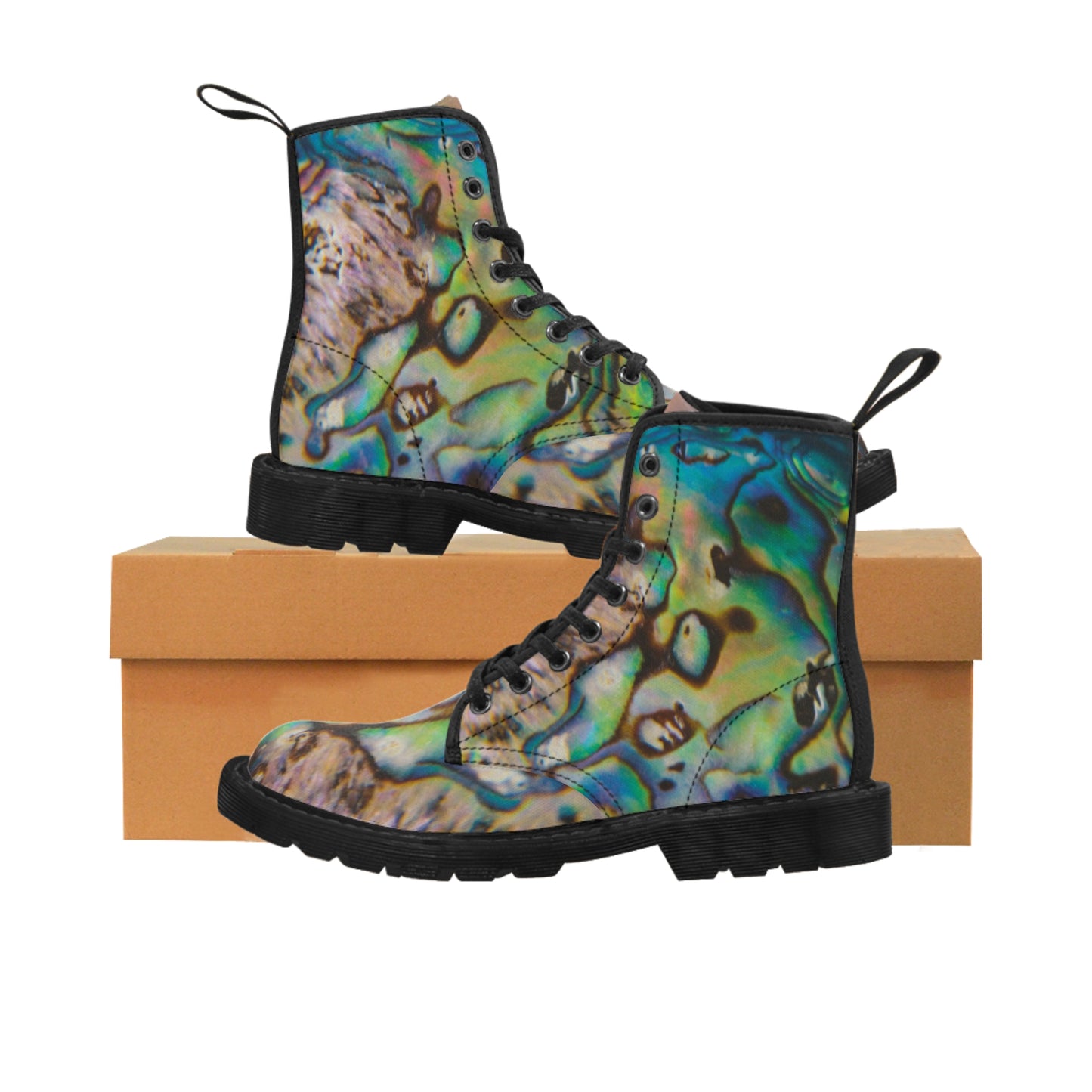 Paua Delight Women's Canvas Boots