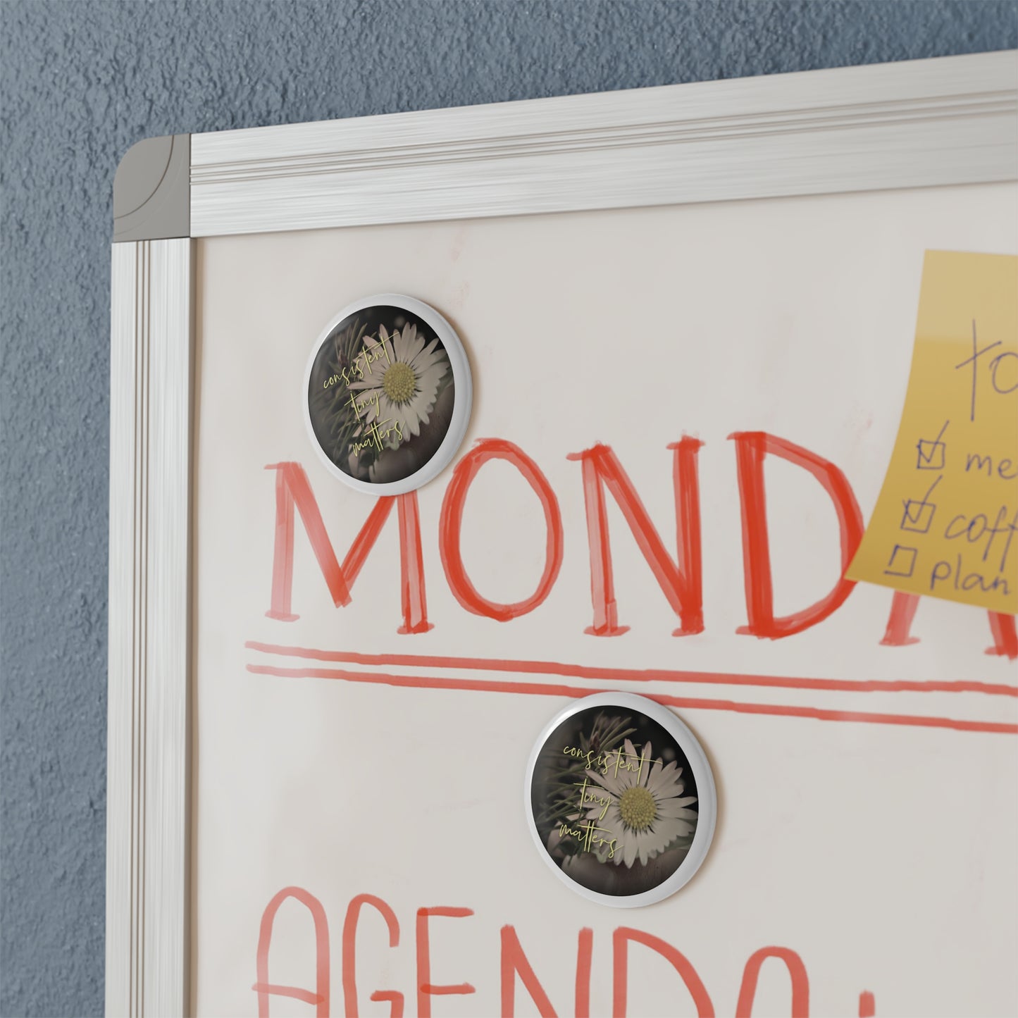 Consistent Tiny Matters Button Magnet, Round (1 & 10 pcs)