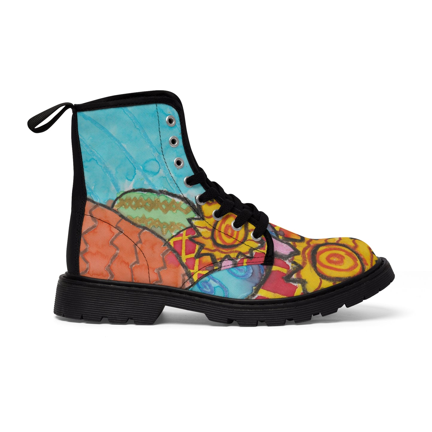 Sunflower Fields Women's Canvas Boots