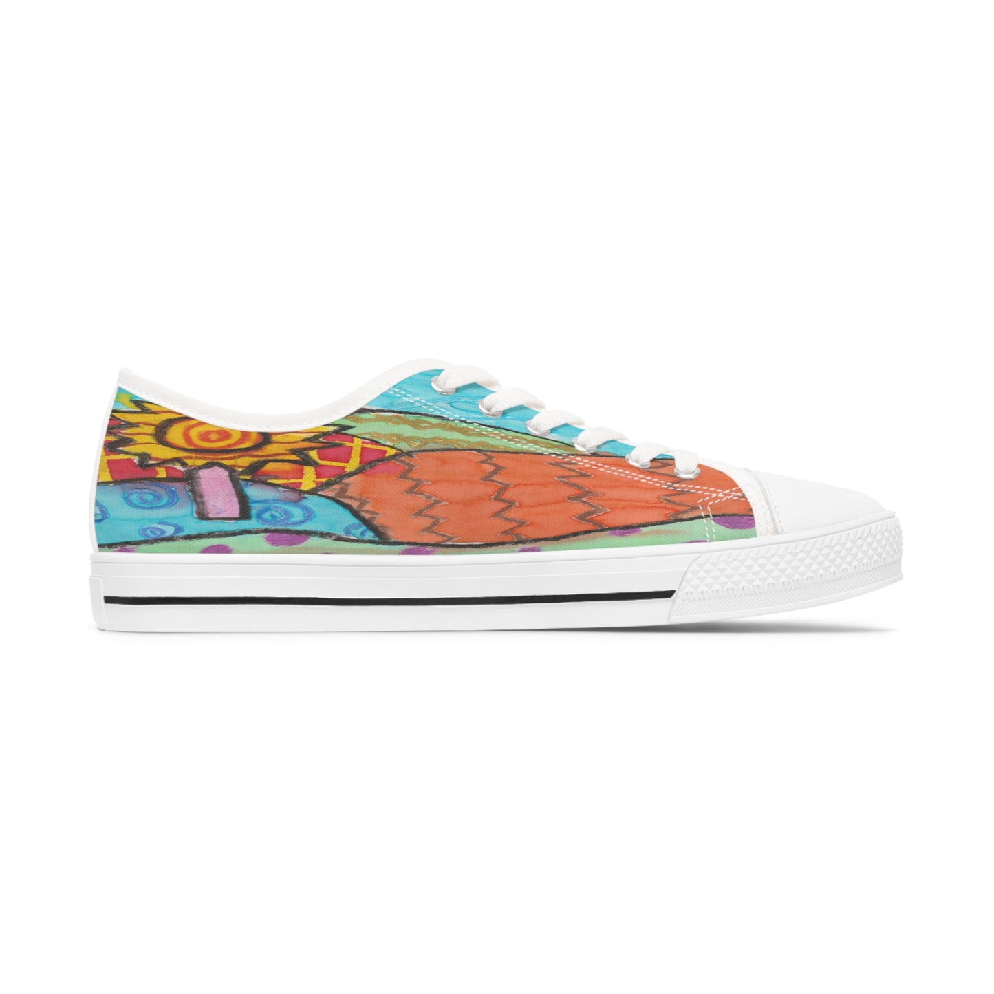 Sunflower Fields Women's Low Top Sneakers