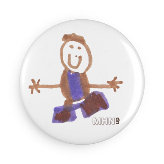 MHN Up Collection Button Magnet, Round