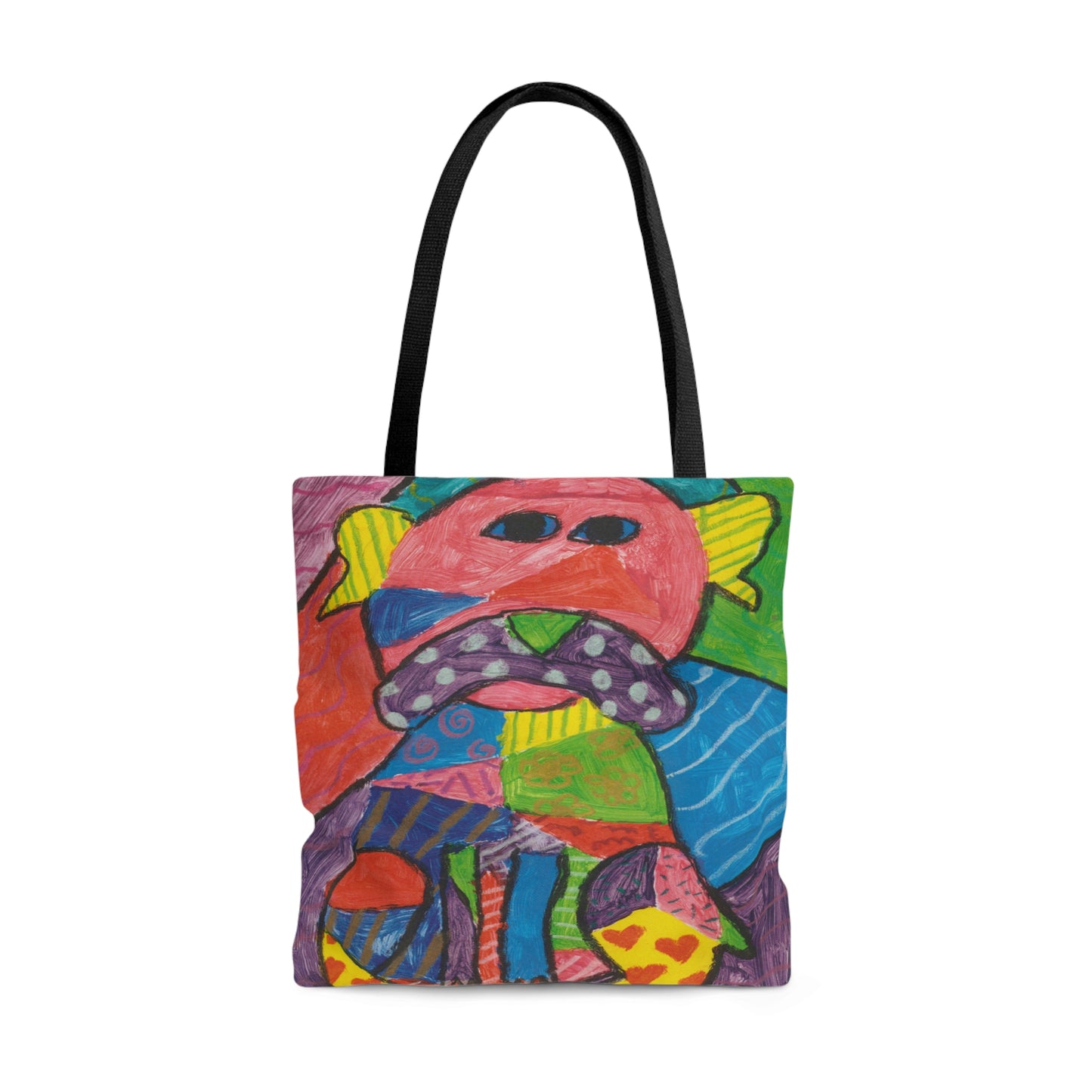 Dog Love Rainbow Tote Bag