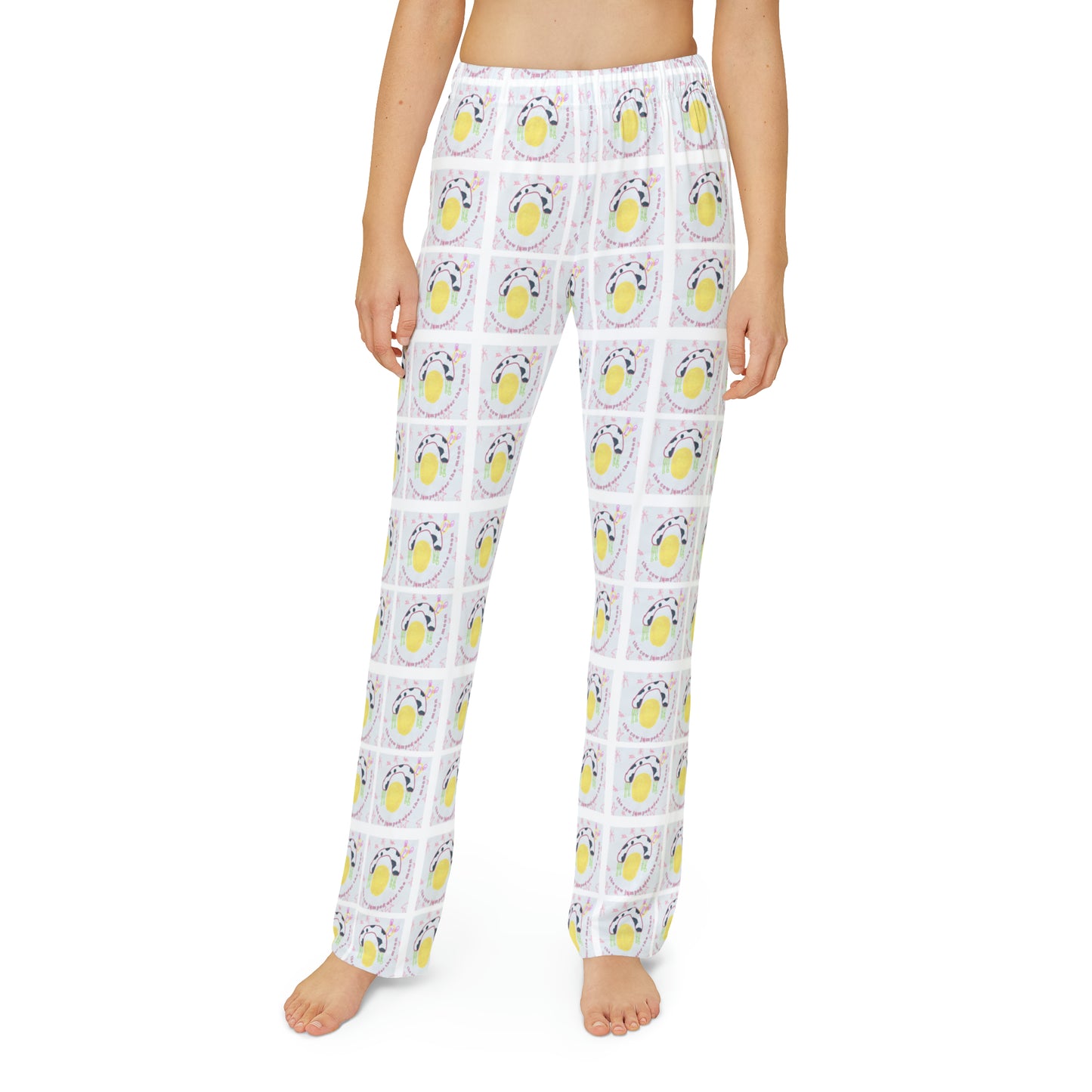 The Cow Jumped Over The Moon Kids Pajama Pants