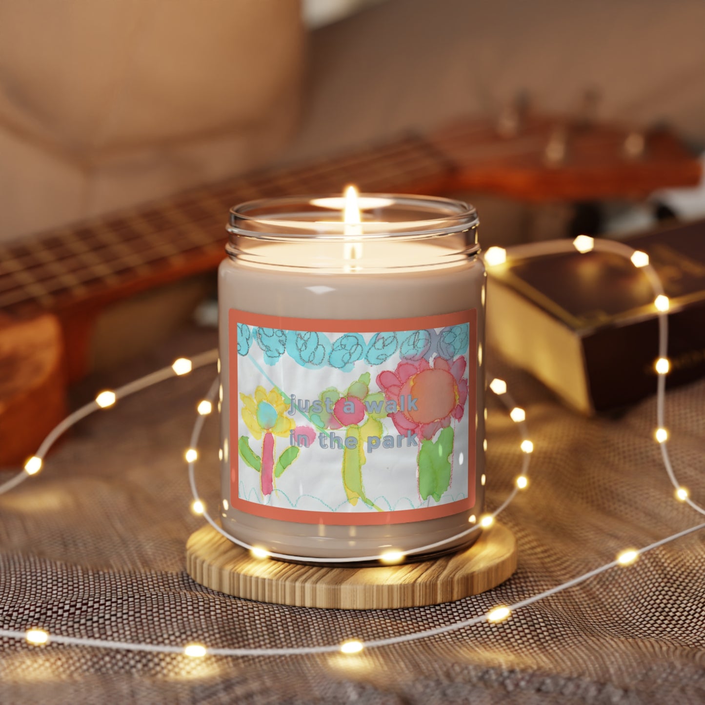 A Walk In The Park Scented Soy Candle, 9oz