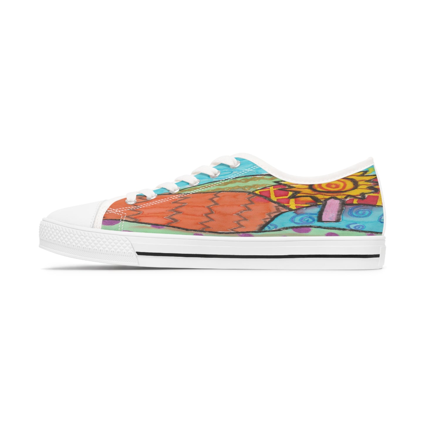 Sunflower Fields Women's Low Top Sneakers