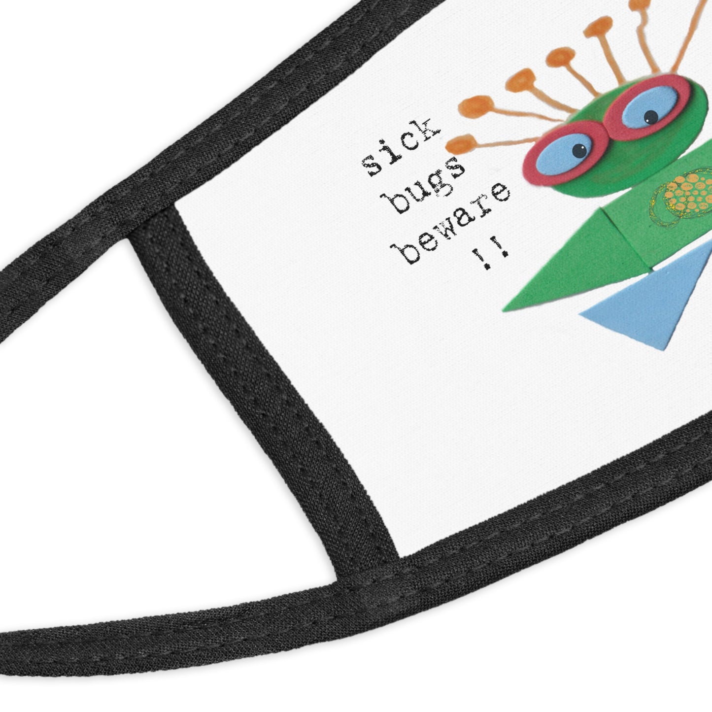 Sick Bugs Beware (1) Kid's Face Mask Series