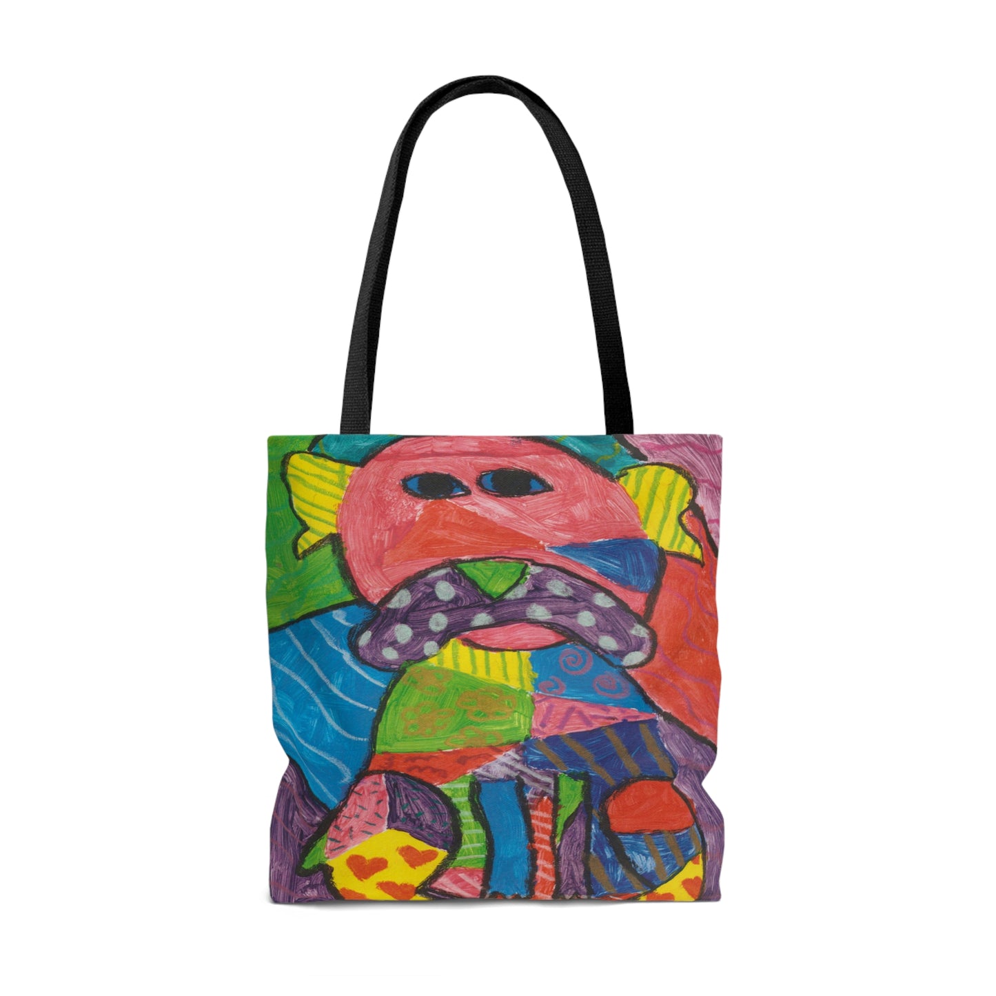 Dog Love Rainbow Tote Bag