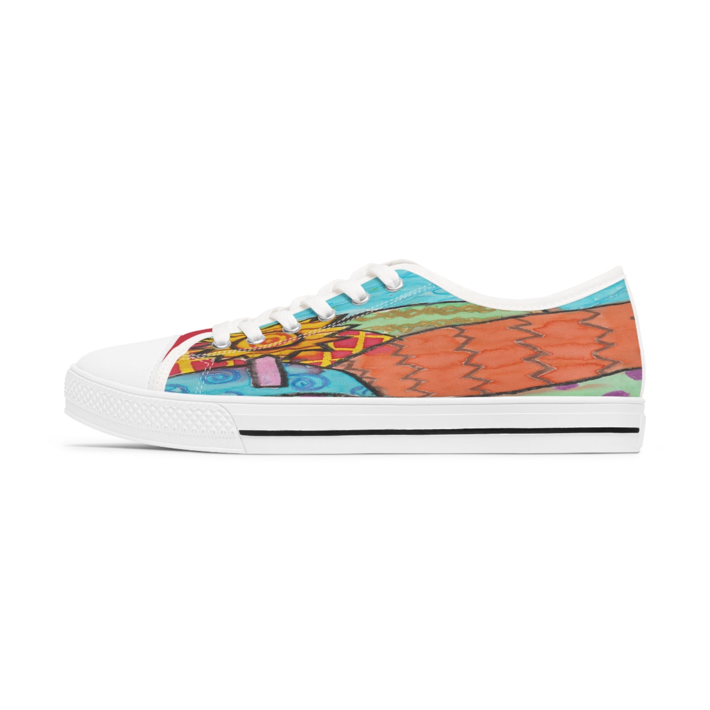 Sunflower Fields Women's Low Top Sneakers