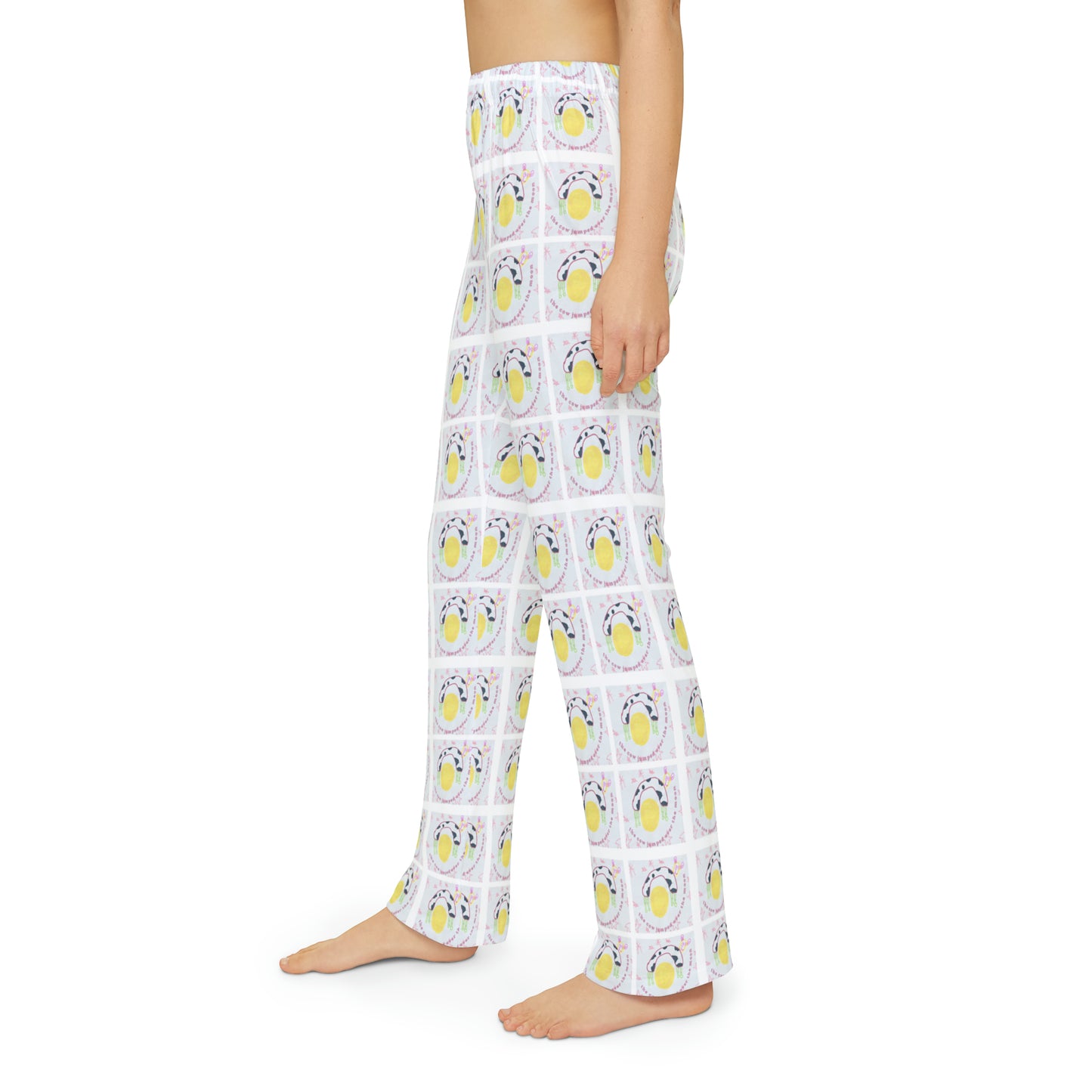The Cow Jumped Over The Moon Kids Pajama Pants