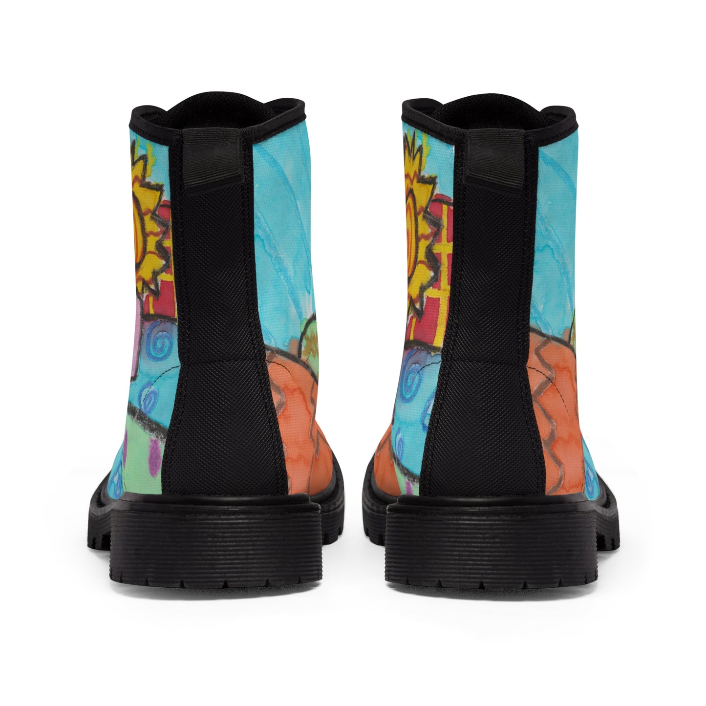 Sunflower Fields Women's Canvas Boots
