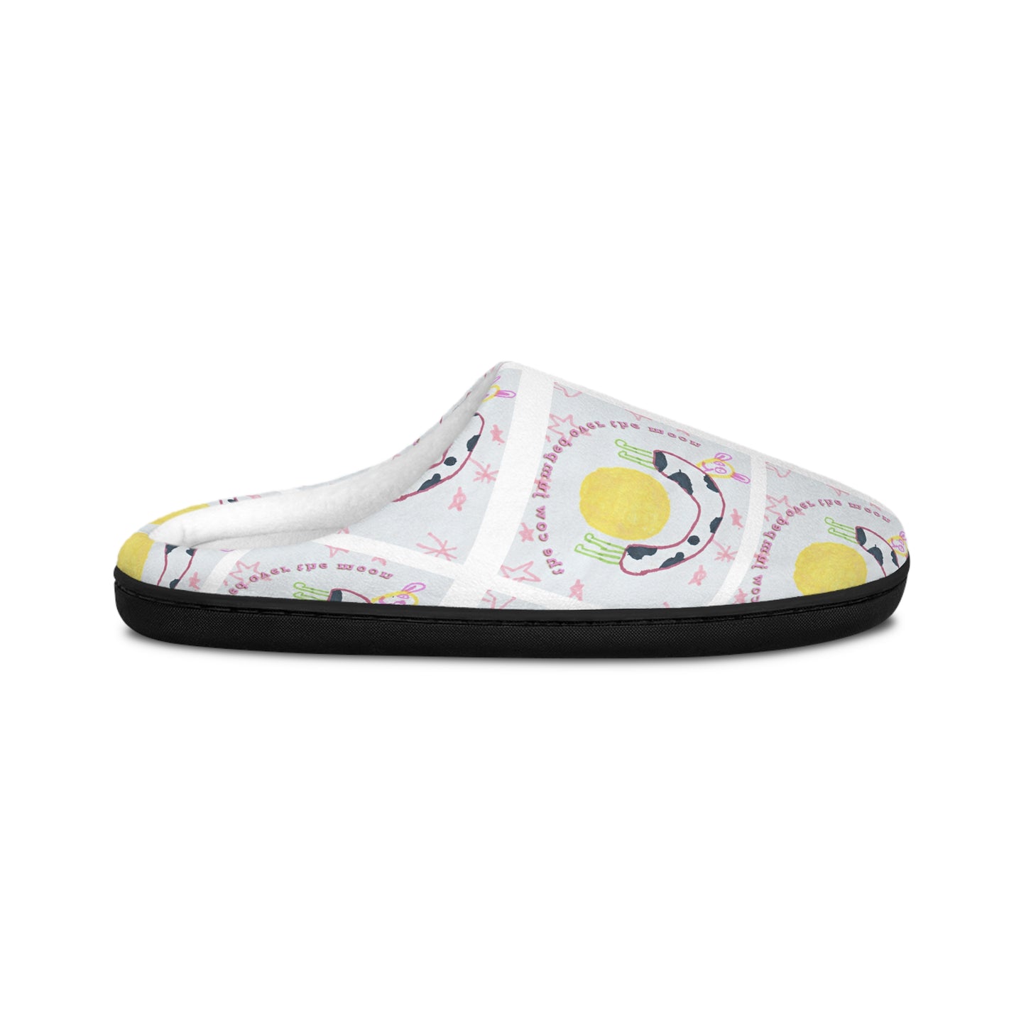 The Cow Jumped Over The Moon Women's Indoor Slippers