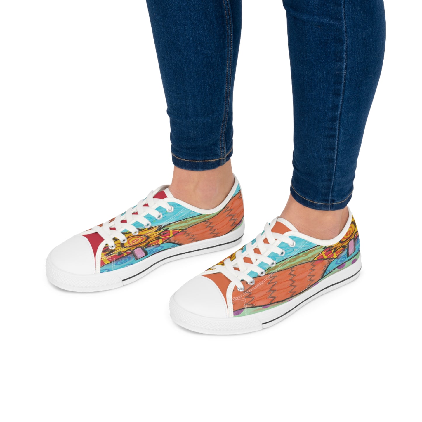 Sunflower Fields Women's Low Top Sneakers