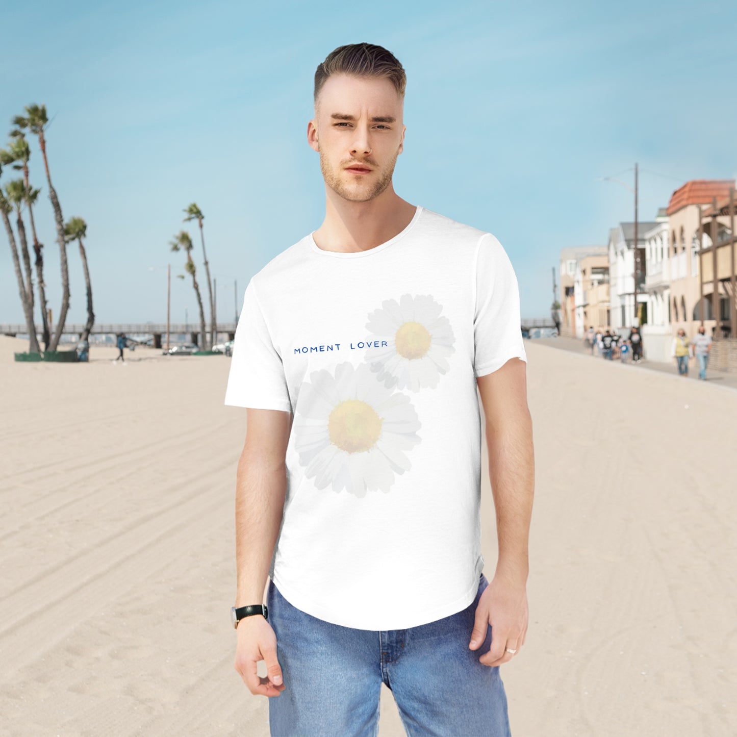 Moment Lover (1) Curved Hem Tee