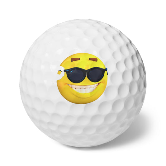 Emoticon Golf Balls (8), 6pcs
