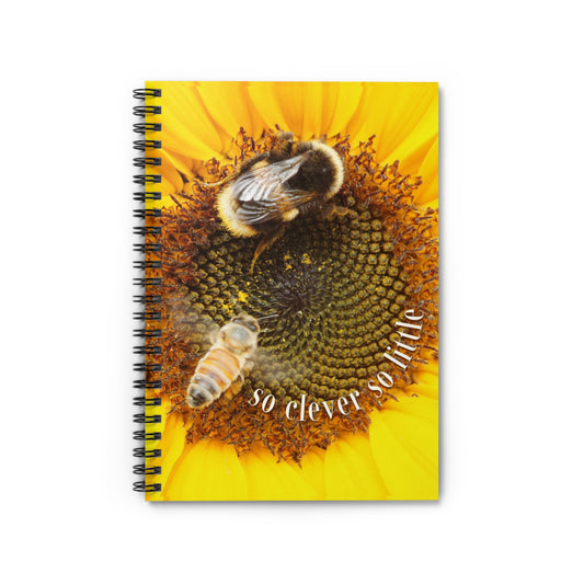 Clever Little Bees Spiral Notebook