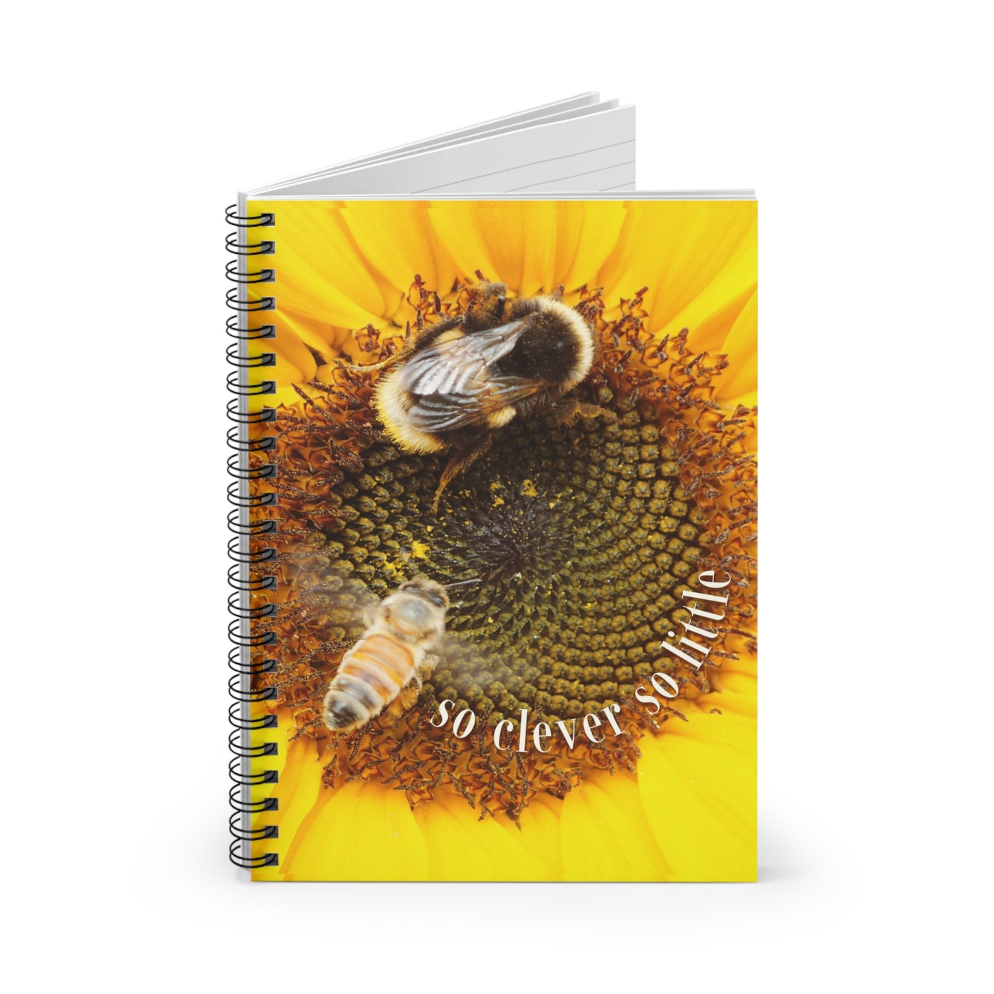 Clever Little Bees Spiral Notebook